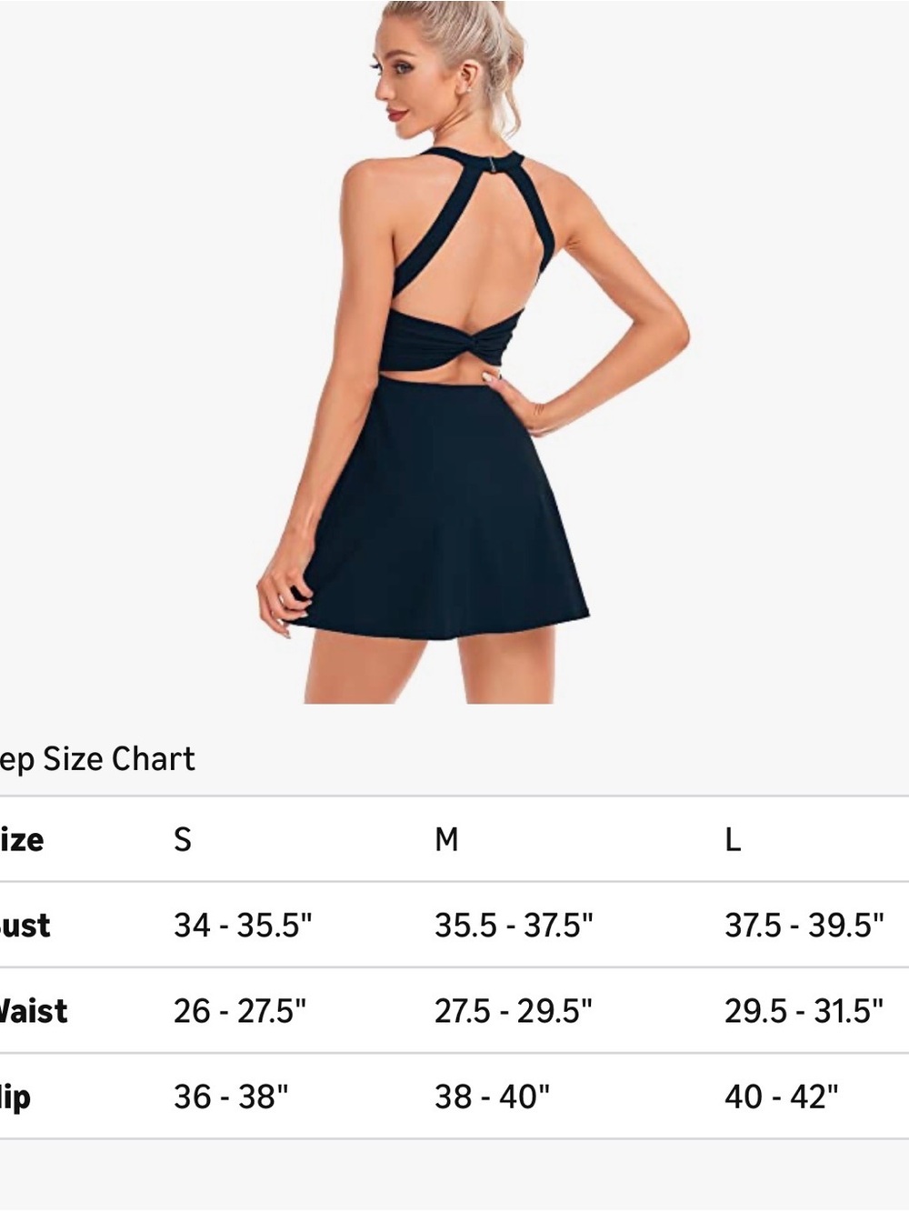 Bundle: two tennis dresses size medium. Royal blue and black